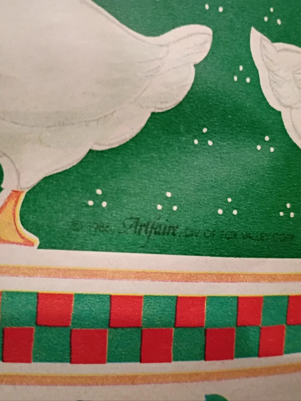 Vintage Duck Christmas Wrapping Paper